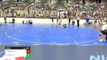 100 lbs Semifinal - Dylan Bowen, East Jackson Takedown Club vs Wyatt Line, Compound Wrestling