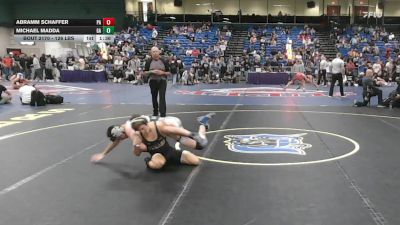 126 lbs Consi Of 64 #1 - Abramm Schaffer, PA vs Michael Madda, GA