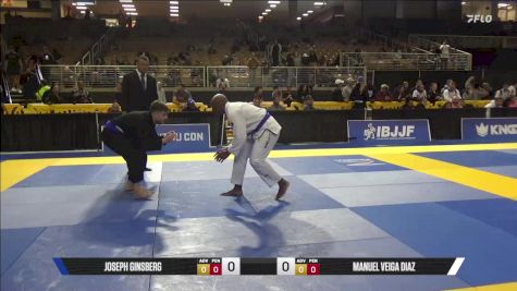Manuel Veiga Diaz vs Joseph Ginsberg 2025 Pan Jiu Jitsu IBJJF Championship