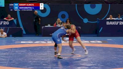 73 kg 1/8 Final - Bianka Barany Almasi, Hungary vs Chamangul Mukhammatsalieva, Uzbekistan