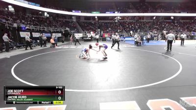 II-102 lbs Cons. Round 4 - Jacob Hurd, Central Valley Academy vs Joe Scott, Letchworth