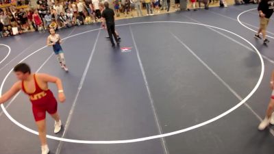 80 lbs Cons. Semis - Tyler Swanson, Scott West Panthers vs Freyda Nelson, Pinnacle
