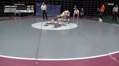 130 lbs Consolation - Sophia Lasala, Middlesex vs Zsofia Quiles, Norwich