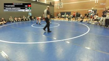 85 lbs Quarterfinal - Tyler Marx, Fighting Squirrels Wrestling Club vs Khasen Srimoukda, All In Wrestling Academy