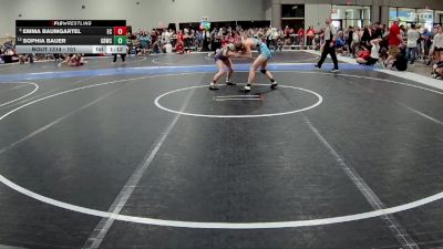 101 lbs Champ. Round 1 - Emma Baumgartel, Elk County vs Sophia Bauer, Great Bend Wrestling Club