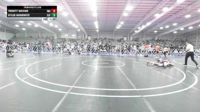 114 lbs Consi Of 4 - Trinity Moore, Wrecking Crew Dream Crushers vs Kylie Gudewitz, Elite NJ Black