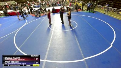 235 lbs Champ. Round 1 - Reanna Chavez, Mayfair High School Wrestling vs Anna Bozanic, MTC - MANTANONA TRAINING CENTER