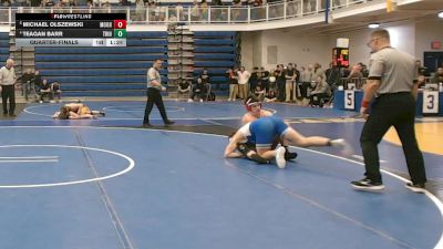 189 lbs Quarterfinal - Michael Olszewski, Moon Area vs Teagan Barr, Trinity
