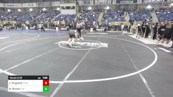 126 lbs Round Of 32 - Jackson Rugaard, Team Grand Valley Elite vs Nickoli Brown, Top Notch WC