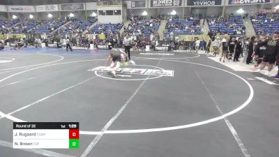 126 lbs Round Of 32 - Jackson Rugaard, Team Grand Valley Elite vs Nickoli Brown, Top Notch WC