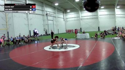 115 lbs Olivia Hay, Wisconsin vs Ava Rife, Missouri