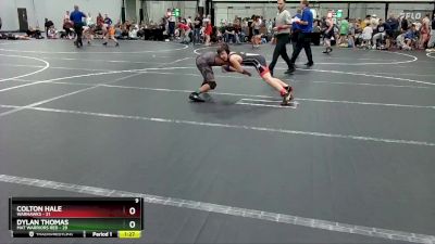 92 lbs Placement (4 Team) - Colton Hale, Warhawks vs Dylan Thomas, Mat Warriors Red