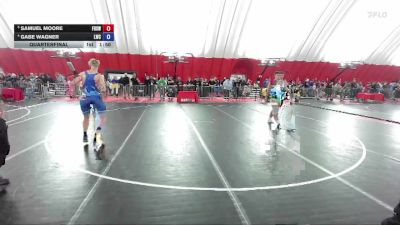 190 lbs Quarterfinal - Samuel Moore, Freedom High School Wrestling vs Gabe Wagner, Lancaster Wrestling Club