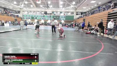 175 lbs Cons. Round 2 - David Tapia, Rancho Buena Vista vs Jonas Charfauros, Green Valley