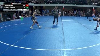 85 lbs Champ. Round 2 - Noah Jeske, Waseca vs Grady Gilbert, Dc Elite