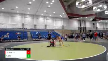 155 lbs Quarterfinal - Hunter May, Maurer Coughlin Wrestling Club vs Karsen Otis, Team Nazar