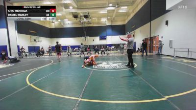 122 lbs Cons. Semi - Daniel Manley, Arlington vs Aric Mendoza, Braveheart WC