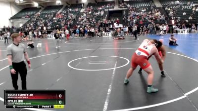 285 lbs Champ. Round 1 - Myles Ide, Cozad Wrestling Club vs Trust Cavitt Jr, Ready RP Nationals