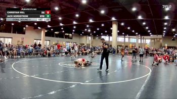 110 lbs Cons. Round 3 - Jack Nordstrom, Mcminn Tribe Wrestling Club vs Christian Hill, Elevate Wrestling Club