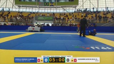 ALEXANDRE ALVES DA SILVA JUNIOR vs DOUGLAS HENRIQUE CLARO DA SILVA 2026 FPJJ Campeonato Paulista