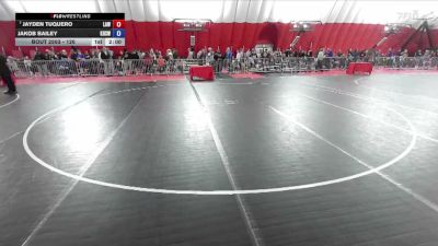 126 lbs Champ. Round 1 - Jayden Tuquero, LaCrosse Area Wrestlers vs Jakob Bailey, Kaukauna High School Wrestling