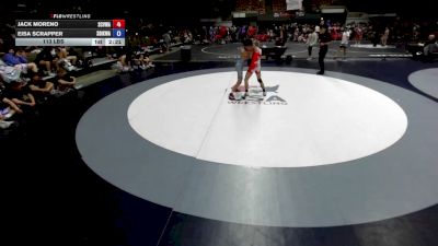 113 lbs Jack Moreno, SCVWA - Santa Clara Valley Wrestling Association vs Eisa Scrapper, SDIKWA - San Diego-Imperial Kids Wrestling Association