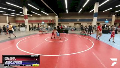 71 lbs Cons. Round 2 - Ezra Criss, Spartan Mat Club vs Lincoln Valentin, Warrior Trained Wrestling