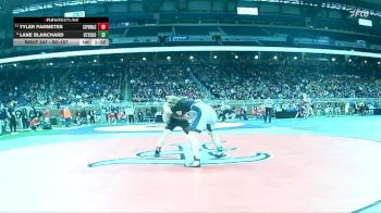 D2-157 lbs Quarterfinal - Lane Blanchard, Otsego vs Tyler Parmeter, Cedar Springs
