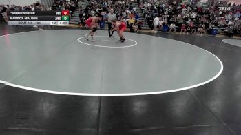 126 lbs Champ. Round 2 - Maddox Malone, Jr Viking Wrestling Club vs Philip Streff, UWC