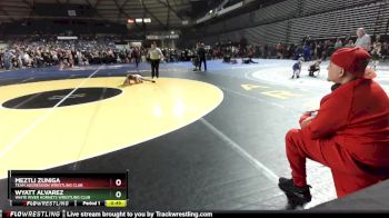 49 lbs Champ. Round 1 - Meztli Zuniga, Team Aggression Wrestling Club vs Wyatt Alvarez, White River Hornets Wrestling Club