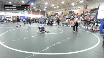 113 lbs Quarterfinal - Jonathan Jasso, Redwood vs Cash McClurg, Granite Hills