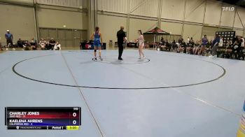 110 lbs Round 4 (6 Team) - Charley Jones, Ohio Red vs Kaelena Ahrens, California Red