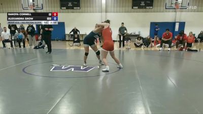 160 Frosh/soph Cons. Round 5 - Dakota Cornell, Central College vs Alexandra Grow, Iowa Central Community College