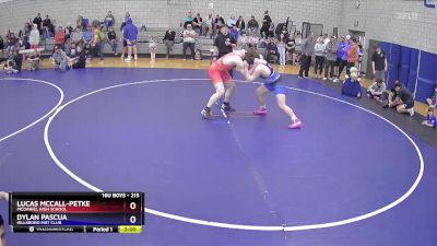 215 lbs Semifinal - Lucas McCall-Petke, McDaniel High School vs Dylan Pascua, Hillsboro Mat Club