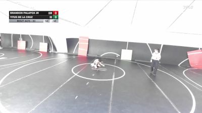 53 lbs 3rd Place Match - Titus De La Cruz, Rough House vs Brandon Palafox Jr, Southwest Stallions WC