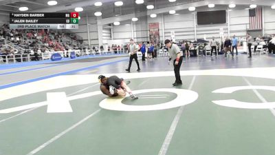 5 - 132 lbs 3rd Place Match - Hayden Barber, Mills Godwin vs Jalen Bailey, Great Bridge