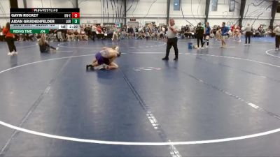 Silver 125 lbs Semifinal - Aidan Gruenenfelder, Loras vs Gavin Rockey, Wisconsin-Eau Claire