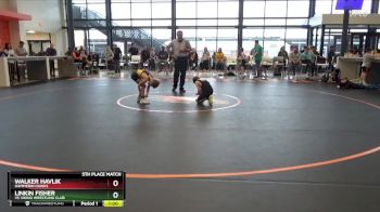 B-19 lbs 5th Place Match - Linkin Fisher, VS Viking Wrestling Club vs Walker Havlik, Hammerin Hawks