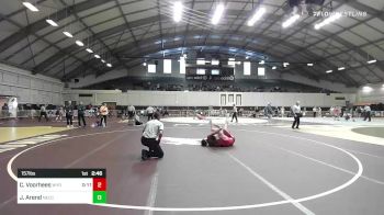157 lbs Round Of 16 - Cooper Voorhees, Wyoming-UNA vs Joshua Arend, Northeastern