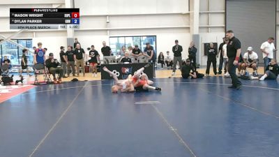 132 lbs 5th Place Match - Mason Wright, Suples vs Dylan Parker, Gold Rush Wrestling