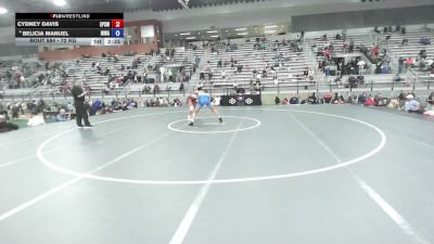 72 kg Champ. Rd Of 16 - Cydney Davis, El Paso Supers Wrestling vs Belicia Manuel, Michigan Wrestling Academy