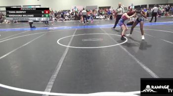100 lbs Quarterfinal - Tiana Murphy, Team Haysville vs Khishauna Williams, Junction City