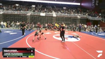 59 lbs Cons. Round 3 - Bodan Horner, Natrona Colts Wrestling vs Carson Majhanovich, Green River Grapplers Wrestling