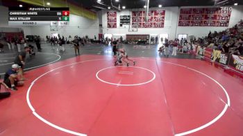 144 lbs Round 3 - Christian White, Unattached vs Max Stiller, Yorba Linda
