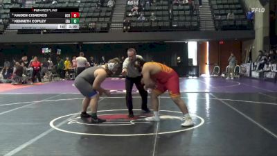 285 lbs Quarterfinal - Kenneth Copley, Embry-Riddle (Ariz.) vs Kaiden Cisneros, Arizona Christian University