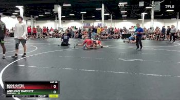 138 lbs Round 1 (4 Team) - Anthony Barrett, Caldwell vs Bode Gates, Spear Mat Club