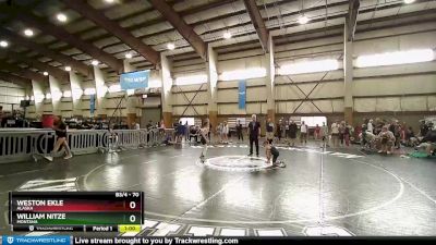 70 lbs Quarterfinal - Weston Ekle, Alaska vs William Nitze, Montana