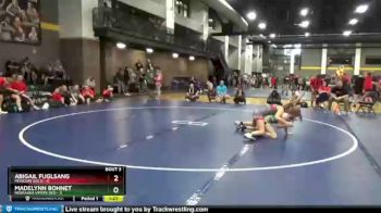 100 lbs Round 3 (3 Team) - Abigail Fuglsang, Missouri Gold vs Madelynn Bohnet, Nebraska Vipers Red