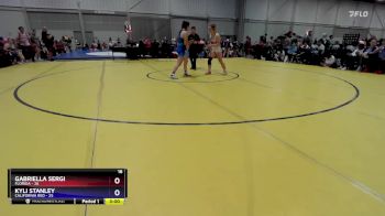 135 lbs Round 1 (6 Team) - Gabriella Sergi, Florida vs Kyli Stanley, California Red