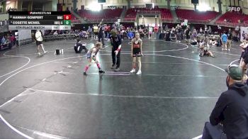 58 lbs 5th Place Match - Cosette McNiel, Hawks Wrestling Club (Lincoln) - Girls vs Hannah Gompert, Mitchell Wrestling Club